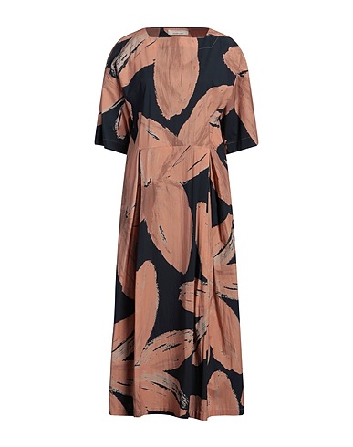 LIVIANA CONTI Midi dress CIPRIA 68% Cotton, 28% Polyamide, 4% Elastane