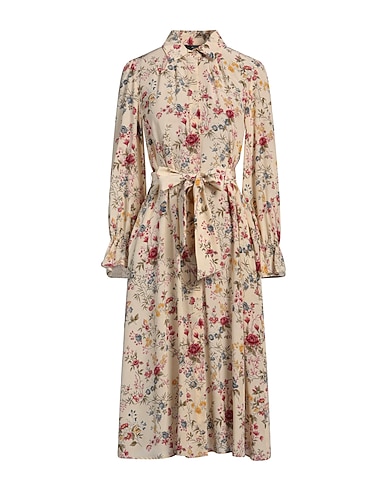WEEKEND MAX MARA Midi dress Beige 100% Silk