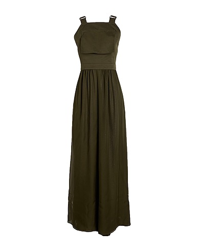 MAX MARA Overalls Military green 100% Cotton, Silk