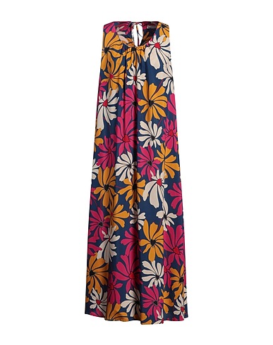 CAFèNOIR Long dress Blue 100% Viscose