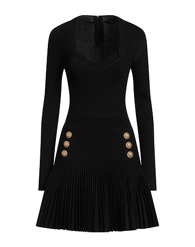 BALMAIN Elegant dress Black 84% Viscose, 16% Polyester