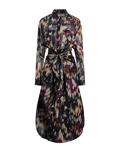 MARANT ÉTOILE Vestito chemisier Nero 100% Cotone