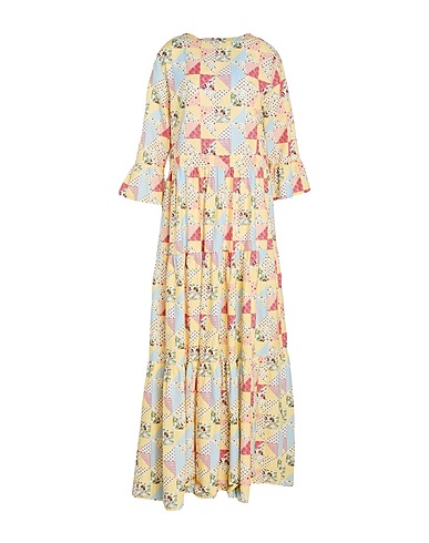 ROŸ ROGER'S Long dress Yellow 100% Cotton