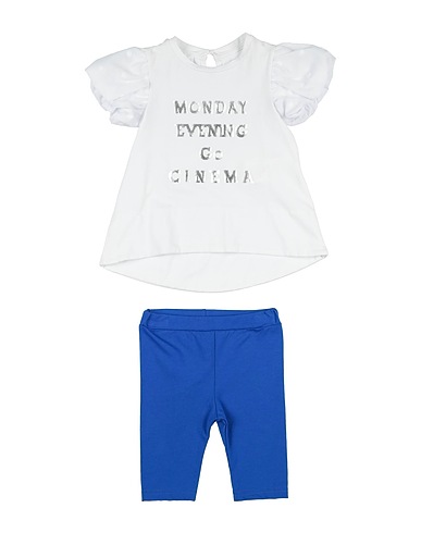 FUN & FUN Baby co-ord  White 90% Cotton, 10% Elastane