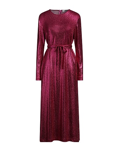 ROSEANNA Midi dress Fuchsia 91% Polyamide, 5% Elastane, 4% Metallic fiber