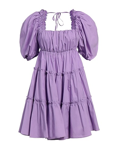 WEILI ZHENG Short dress Lilac 100% Cotton