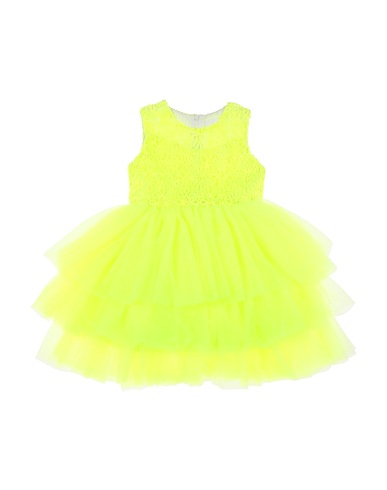FUN & FUN Dress Lime green 100% Polyester