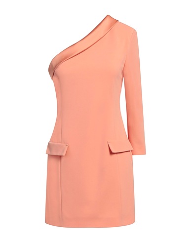 IMPERIAL Sheath dress Apricot 95% Polyester, 5% Elastane