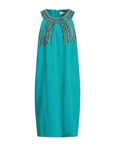 URIC Midi dress Emerald green 100% Polyester