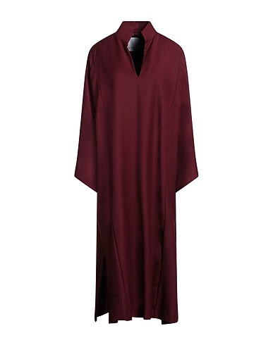 TUINCH ANTWERP Midi dress Burgundy 100% Wool