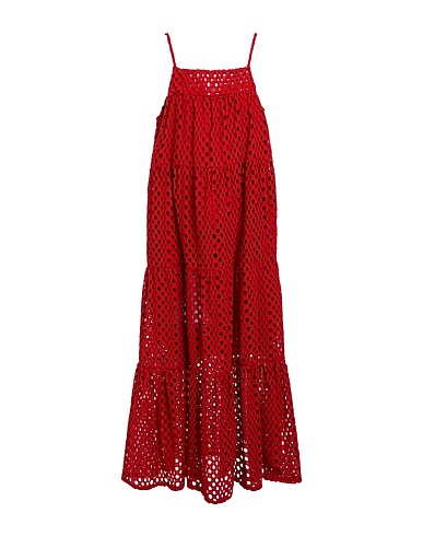 ALPHA STUDIO Long dress 75% Cotton, 25% Polyester