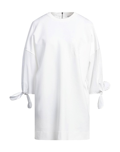 MAX MARA Short dress White 48% Polyamide, 46% Cotton, 6% Elastane