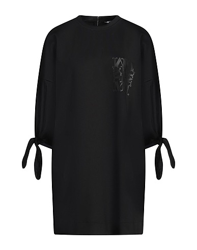 MAX MARA ミニワンピース・ドレス ブラック ナイロン 48% / コットン 46% / ポリウレタン 6%