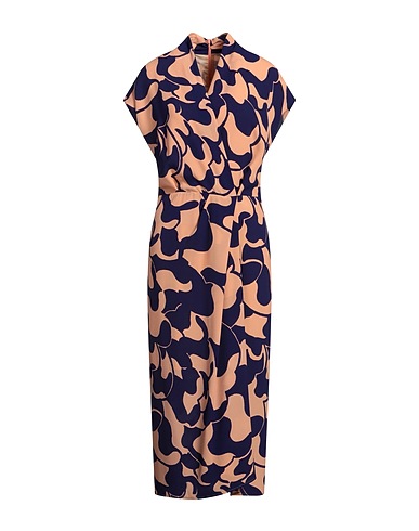 DRIES VAN NOTEN Midi dress Purple 98% Ceramic Polyester Thread, 2% Elastane