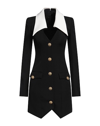 BALMAIN ミニワンピース・ドレス NERO バージンウール 100%