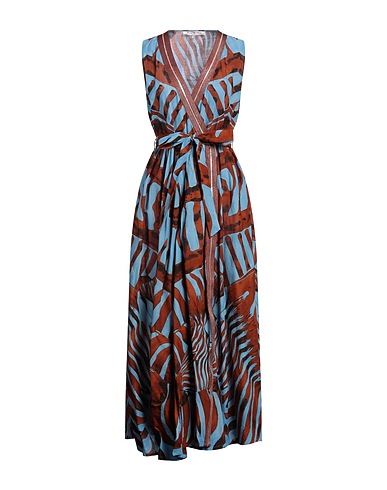 CONNOR & BLAKE Long dress Sky blue 100% Cotton