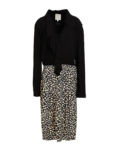 ALESSIA SANTI Midi dress Black 100% Viscose