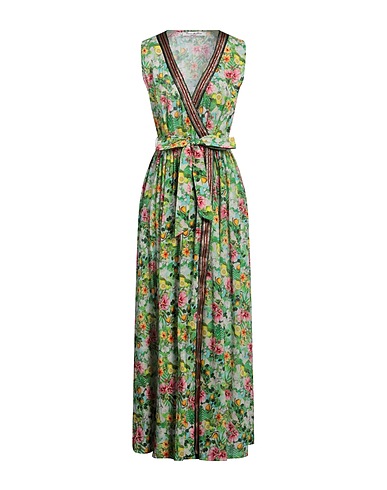 CONNOR & BLAKE Vestito lungo Verde 100% Cotone