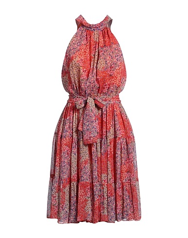 AVA ADORE Midi dress Orange 100% Polyester