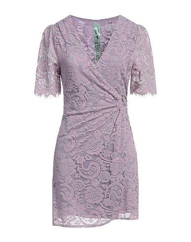 IL THE' DELLE 5 Robe courte Mauve 65% Coton, 35% Nylon
