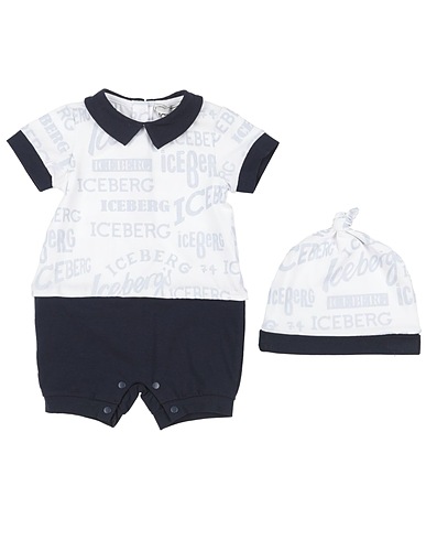 ICEBERG Baby-Set Weiß 95% Baumwolle, 5% Elastan