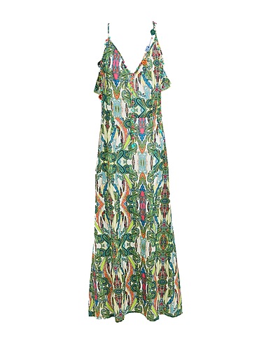 CONNOR & BLAKE Long dress Green 100% Cotton
