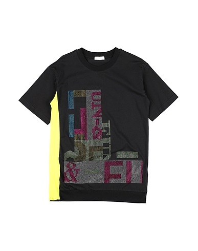 FUN & FUN Dress Black 95% Cotton, 5% Elastane