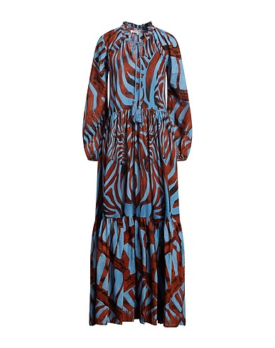 CONNOR & BLAKE Long dress Light blue 100% Cotton