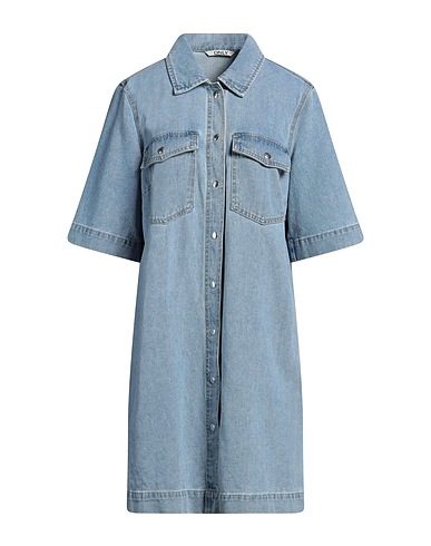 ONLY Denim dress BLUE DENIM Blue 100% Cotton