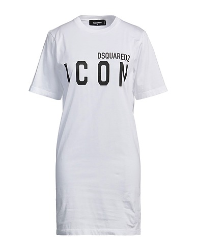 DSQUARED2 Short dress White 100% Cotton