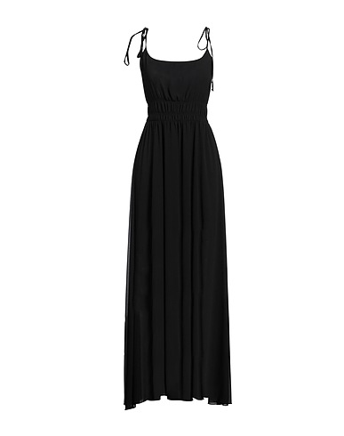 MARKUP Long dress Black 100% Polyester