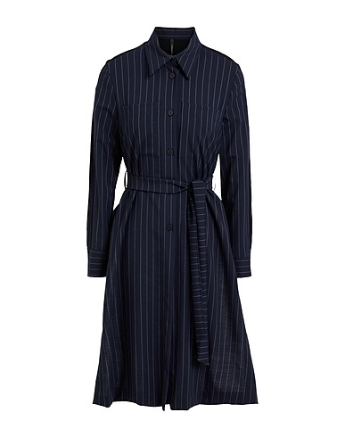 PIERANTONIO GASPARI Midi dress Navy blue 54% Polyester, 44% Wool, 2% Elastane
