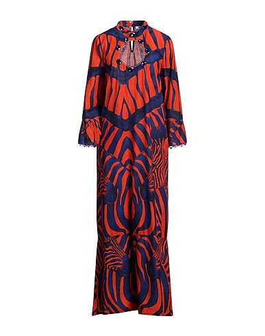 CONNOR & BLAKE Long dress Tomato red 100% Cotton
