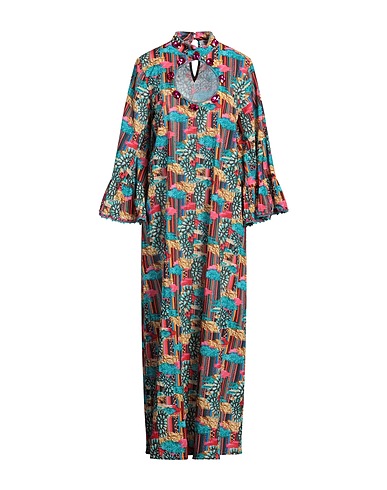 CONNOR & BLAKE Vestito lungo Turchese 100% Cotone