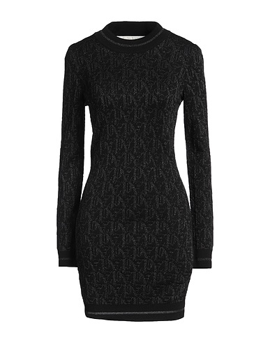 PALM ANGELS Sheath dress Black 87% Viscose, 12% Polyester, 1% Polyamide