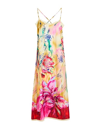 CONNOR & BLAKE Midi dress Yellow 100% Polyester