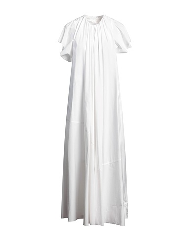 MM6 MAISON MARGIELA ロングワンピース・ドレス ホワイト コットン 100%