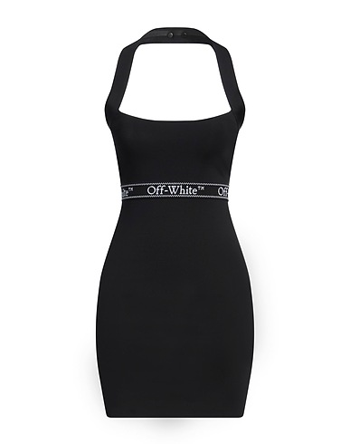 OFF-WHITE™ Short dress Black 90% Polyamide, 10% Elastane