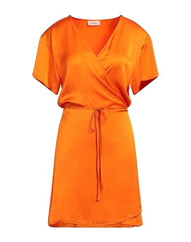 AMERICAN VINTAGE Kurzes Kleid Orange 100% Acetat