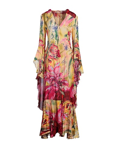 CONNOR & BLAKE Langes Kleid Gelb 100% Polyester