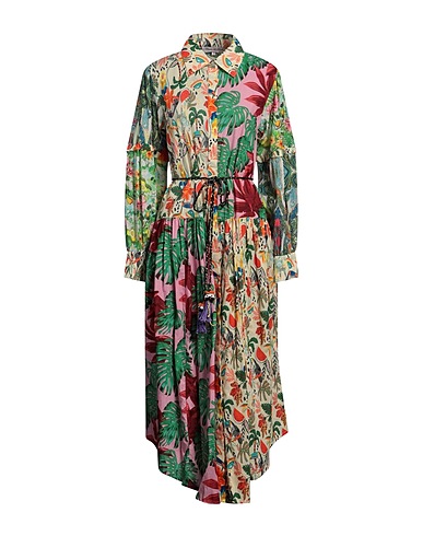 CONNOR & BLAKE Long dress Pastel yellow 100% Cotton