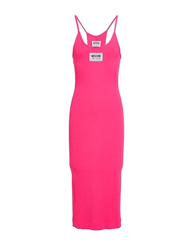 MOSCHINO JEANS Midi-Kleid Fuchsia 95% Viskose, 5% Elastan
