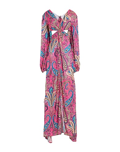 ANJUNA Vestito lungo Fucsia 99% Viscosa, 1% Poliestere