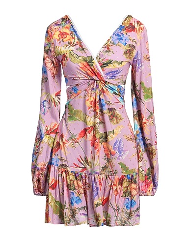 ANJUNA Short dress Lilac 99% Viscose, 1% Polyester