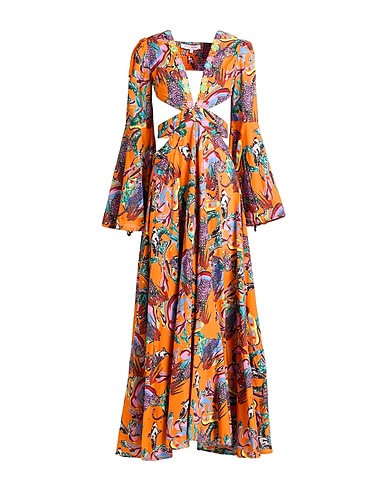 CONNOR & BLAKE Long dress Orange 100% Cotton