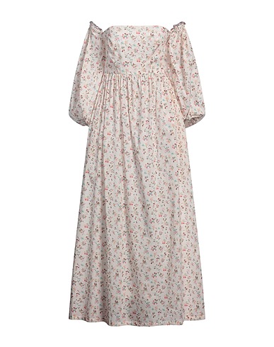 ANJUNA Long dress Off white 100% Cotton
