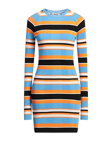 MSGM Short dress 90% Viscose, 6% Polyamide, 4% Elastane