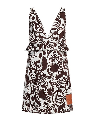 DEPARTMENT 5 Short dress White 97% Cotton, 3% Elastane
