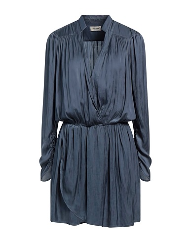 ZADIG&VOLTAIRE Short dress Slate blue 100% Polyester