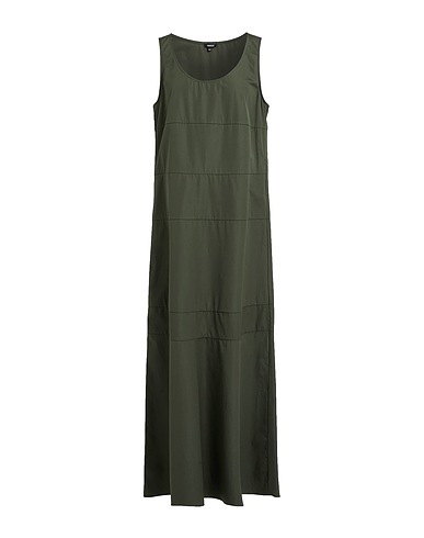 ASPESI Vestito lungo Verde scuro 100% Cotone